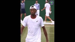 TO.P(18SECS) WMBLDN  2023~AMERICAN CHRIS EUBANKS DIPOSES GREEK STEFANO STITSIPAS WHO KNCKD OUT ANDY