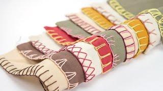 Learn Hand Sewing Blanket Stitch: 10 Decorative Edge Stitches