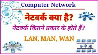 What is a network? , How many types of networks are there? , What is network? LAN, MAN, WAN