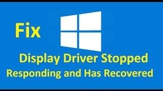 Display Driver Stopped Responding and Has Recovered!! Fix - Howtosolveit