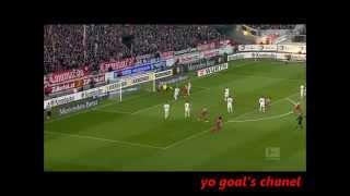 David Alaba Free Kick Goals Stuttgart vs Bayern Munich (0-2) - Bundesliga 2015