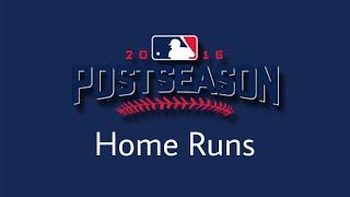 MLB 2016 Postseason Home Runs | 60FPS