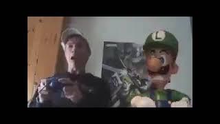 Luigi punches guy
