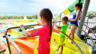  AQUAPARKUL ARSENAL  Familia Melimi la TOBOGANELE cu APĂ 