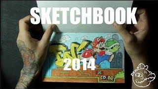 Sketchbook 2014 -Tour - Graffiti - Personajes - procesos - FOKOGRAFO