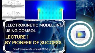 Introduction to Electrokinetic Simulations using COMSOL #Electrochemical #comsol #pos