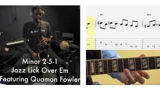 Minor 2-5-1 Jazz Exercises In Em Featuring Quamon Fowler