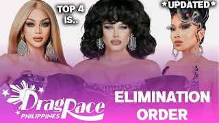 Drag Race Philippines S3: Elimination Order & TOP 4 - RuPaul's Drag Race