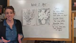 K 8 ART Week 2 Distance Learning POSITIVE and NEGATIVE SPACE