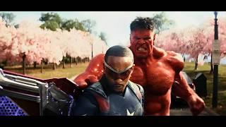 Captain America: Brave New World (2025) - Red Hulk Vs Captain America (HD)