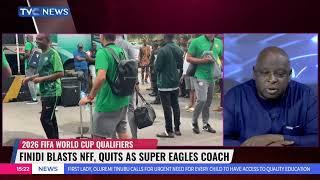 #JH: Finidi Blasts NFF, Quits As Super Eagles Coach