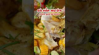 Cách làm Gà Hấp Mướp siêu ngon cho cả nhà cùng ăn| Minn Cookie #MinnCookie #shorts