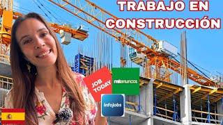 TRABAJO en Construcción  Donde Buscarlo en España? #trabajoenespaña