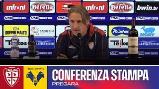 SERIE A ENILIVE | MISTER NICOLA IN CONFERENZA STAMPA |  CAGLIARI - HELLAS VERONA