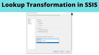 39 Lookup Transformation in SSIS