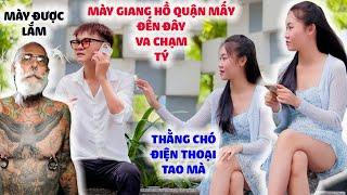 GÁI XINH Mặt Tái Xanh Khi Bị Mượn Điện Thoại Khiêu Khích Với GIANG HỒ Khét Nhất SG