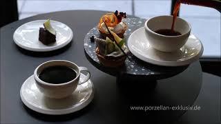 Villeroy & Boch NewMoon bei www.porzellan-exklusiv.de zum Vorteilspreis (Video "Kaffeetisch")