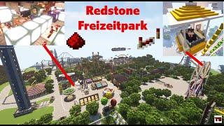 Funktionierender REDSTONE FREIZEITPARK in Minecraft Trailer / Working Amusementpark | Techbuilder