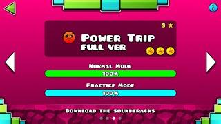 Geometry Dash SubZero - Power Trip (FULL VER) All Coin /  Partition