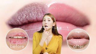 “LIP EXFOLIATION” IN 5 MINUTES