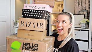 HUGE JUNE/JULY 2021 BEAUTY SUBSCRIPTION BOX UNBOXING / GLOSSYBOX, Birchbox, Look Fantastic + more!