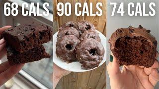 3 Dessert Recipes Under 90 Calories | High Protein!