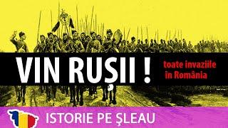 De câte ori au venit rușii în România?