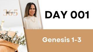 Day 001 Genesis 1-3 | Heartbeat of God | 2025 Bible Study & Commentary