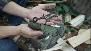 OdenWolf Mini Review #knifereview #bushcraft #knifeskills