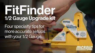 FitFinder 1/2 Gauge Upgrade Kit by Microjig | Enhance Precision & Versatility Today!