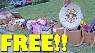 $100 WORTH OF BRAND NEW ITEMS FOR FREE! Curb Alert | Trash Picking