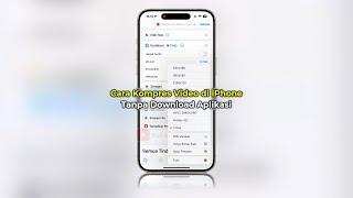 Cara Kompres Video di iPhone Tanpa Aplikasi | Terbaru | Pintasan atau Shortcuts