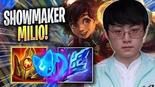 SHOWMAKER PERFECT GAME WITH MILIO! - DK ShowMaker Plays Milio SUPPORT vs Nautilus! | Season 2023