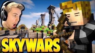 VIEWER CHALLENGED ME TO 1v1... ! (Minecraft Skywars on Hypixel)