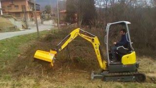 Trincia @GhediniAttachments  DA52 su #wackerneuson  EZ 17 (1)