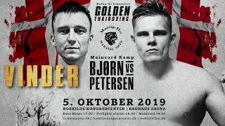 Golden Thaiboxing 2019 - Fight 07 - Martin Bjørn Vs. Brian Petersen
