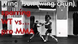 Wing tsun (wing chun) sparring vs pro MMA