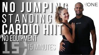 Cardio HIIT l No Jumping l No Equipment l Standing Partner Workout