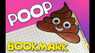 Origami Paper Poop Bookmark - Pile of POO Emoji