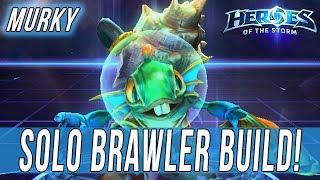 MURKY, SOLO BRAWLER BUILD! - SOLO QUEUE SILLINESS [Heroes Of The Storm]