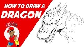 How to draw a Dragon - Drawing with DKG72