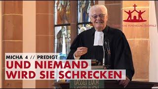 ...und niemand wird sie schrecken! | Ulrich Parzany | Predigt vom 10.11.2024