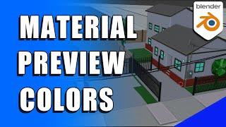 Change Material's Viewport Display Color in BLENDER 3D