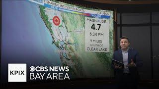 4.7 earthquake strikes Northern California's Lake County on New Year's Day