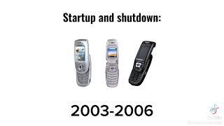 Samsung Galaxy Phone Startup And Shutdown (1996-2018)