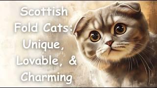 Scottish Fold Cats: Unique, Lovable, and Charming - English