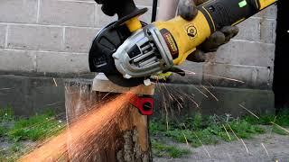 DEWALT DWE4357 + 3M Cubitron II vs 12mm steel bar