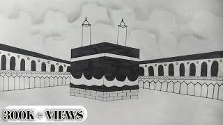 How to draw Makkah | The home of Allah | AMIR ARTS #makkah.