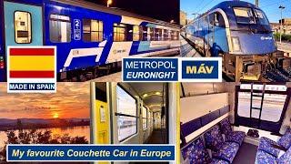 Budapest - Berlin: Metropol EuroNight Train Spanish Couchette Sleeping Car