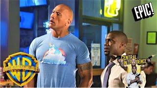 Central Intelligence (2016) - Bar Fight Scene in Hindi (2/7) | Desi Hollywood